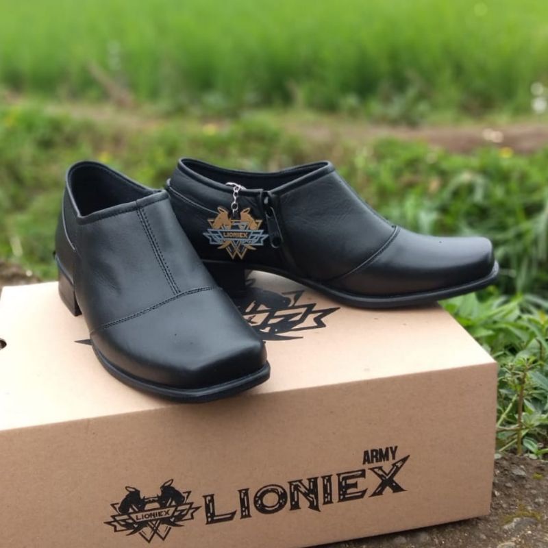 SEPATU PDH WANITA LIONIEX KULIT SAPI ASLI SEPATU PDH DINAS KANTOR TNI POLRI SECURITY SATPAM WANITA