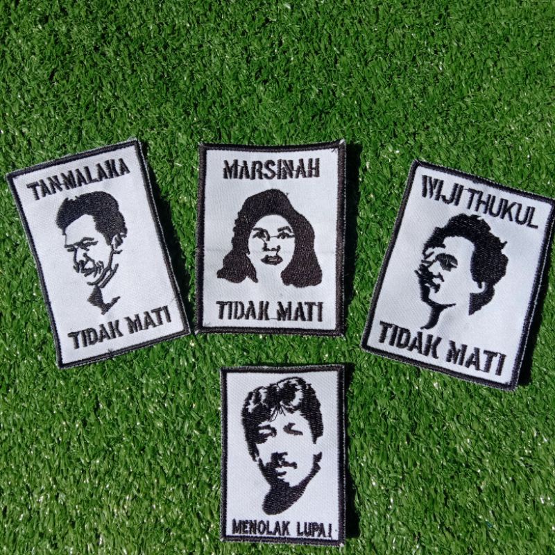 Patch Bordir Jahit/ Emblem Masih Ingat Saya/Marsinah Tan Malaka Tidak Mati