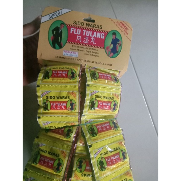 

sido waras flu tulang kapsul original