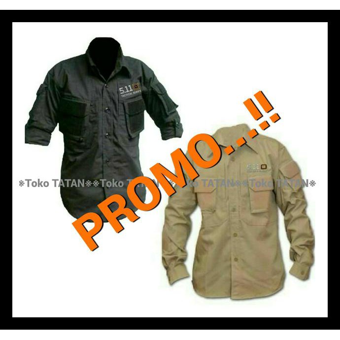 100%Original Kemeja 511 Tactical Blackhawk - Beige, M Promo Bulan Ini