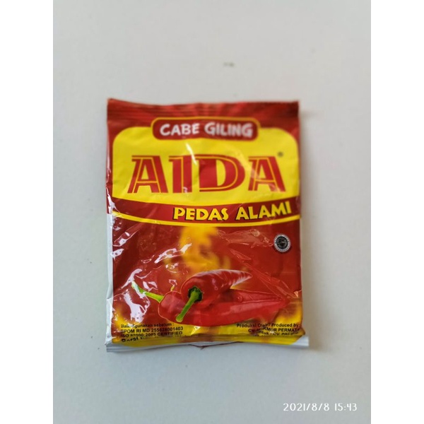 

Cabe Giling Aida 25gram