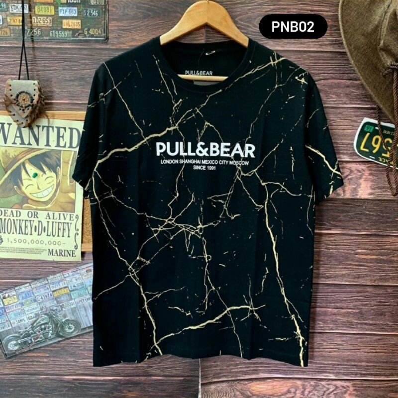 Kaos distro pria pull and bear / kaos distro cowok katun / kaos lengan pendek cowok