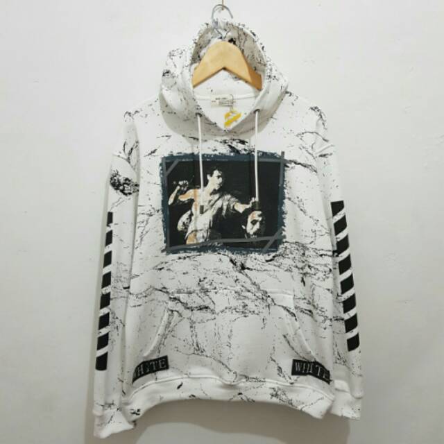 hoodie off white marble