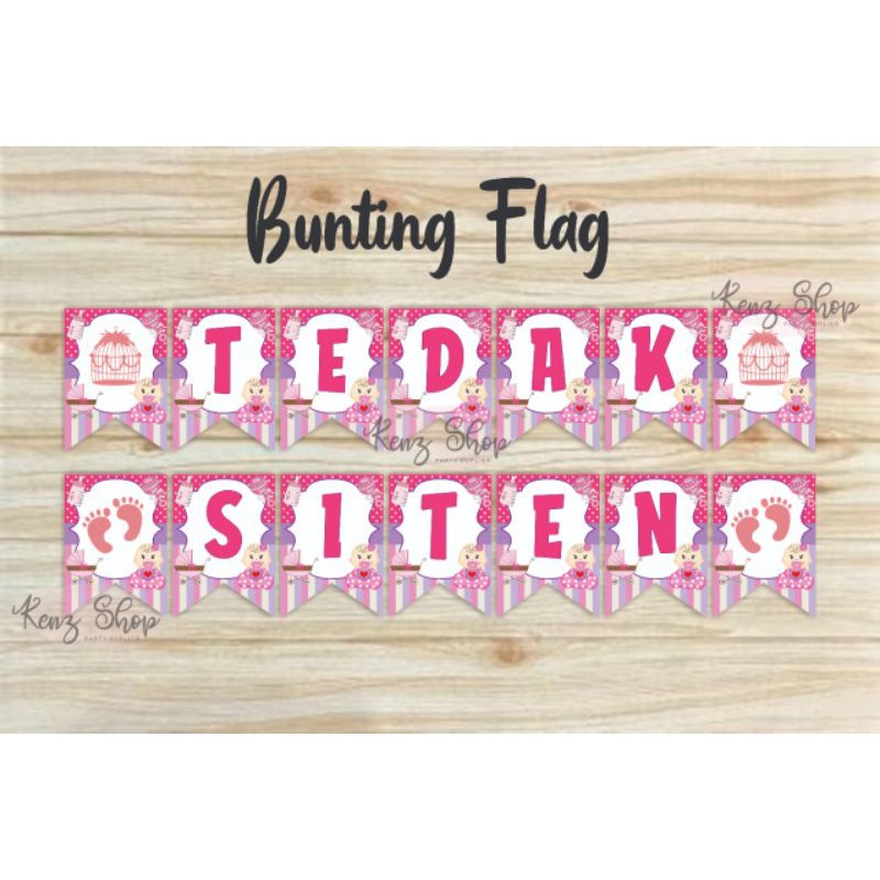 BUNTING FLAG / BANNER FLAG TEDAK SITEN