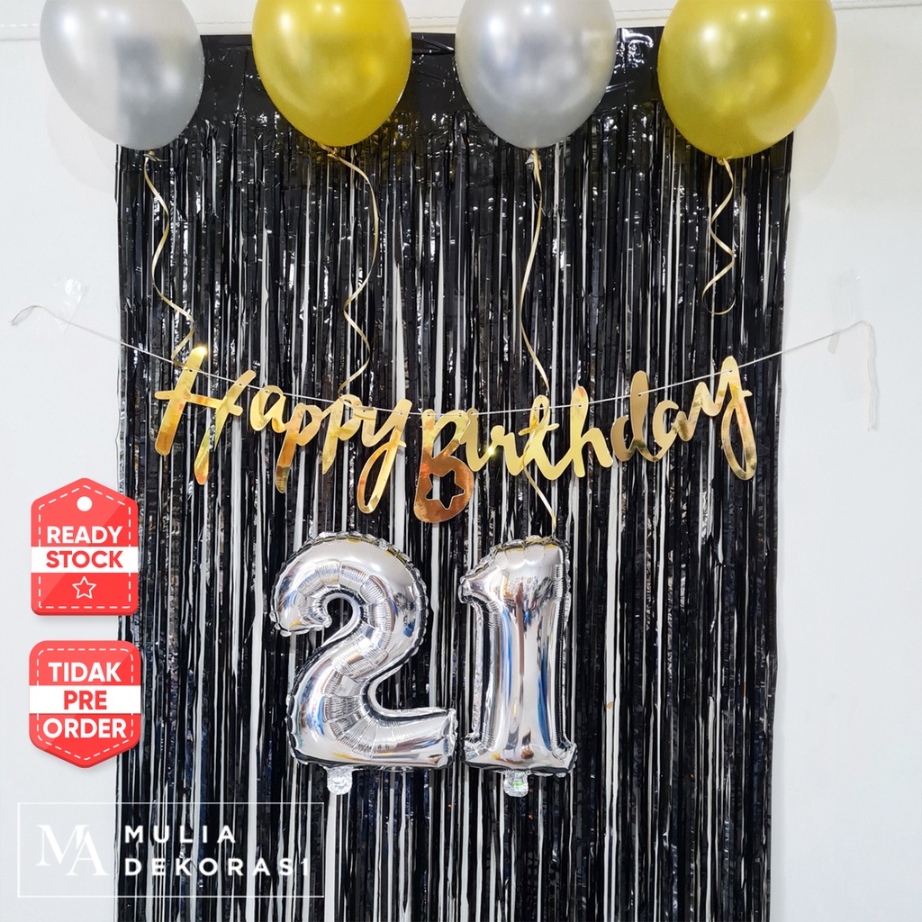 Dekorasi Ulang Tahun Murah Rumah Photobooth Decoration Paket Hemat Sweet 17