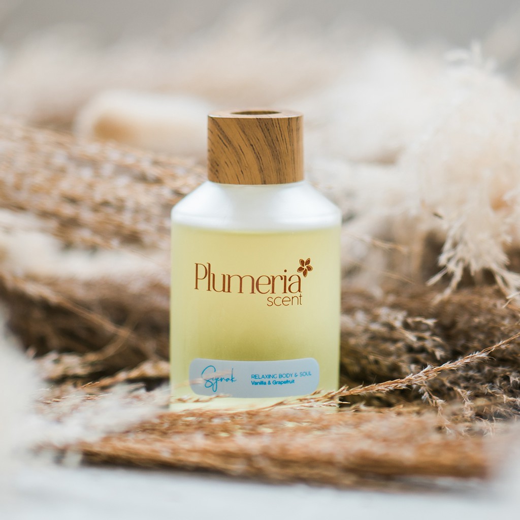 Reed Diffuser Plumeria Scent Essential Oil - Sejenak Pengharum Ruangan-6