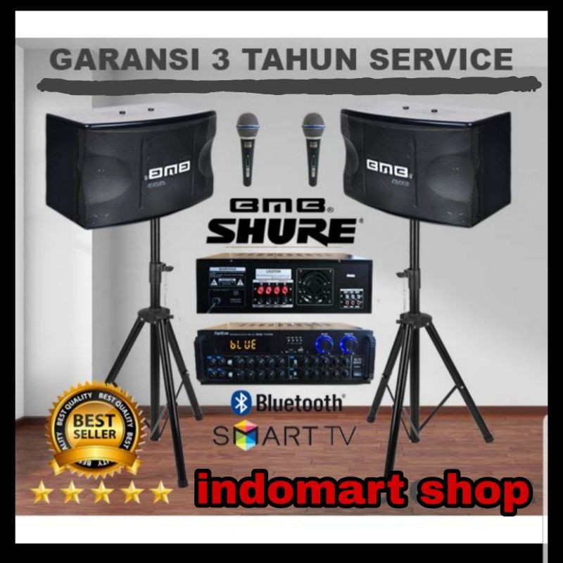 Paket Sound System karaoke BMB 10 inch