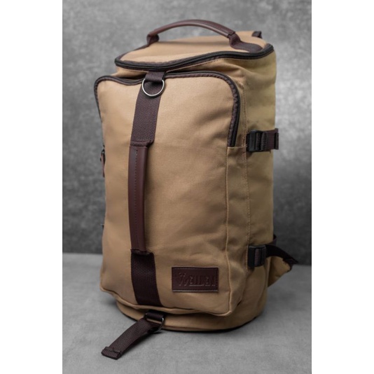 TAS RANSEL SELEMPANG BULAT KANVAS PRIA / WANITA