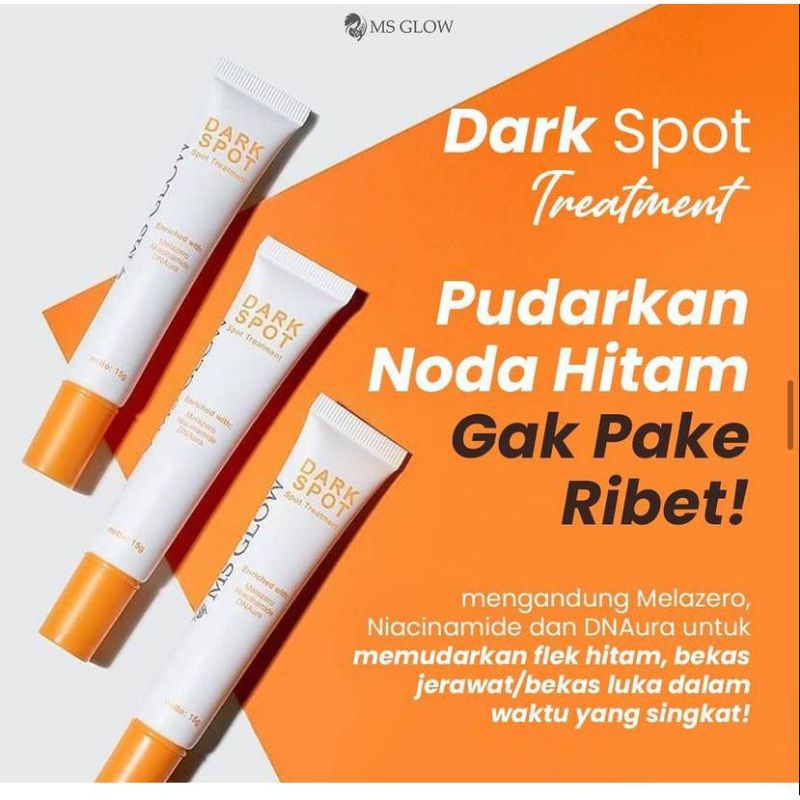 Ms Glow Dark Spot Serum Penghilang Flek Hitam/ Serum Penghilang Flek