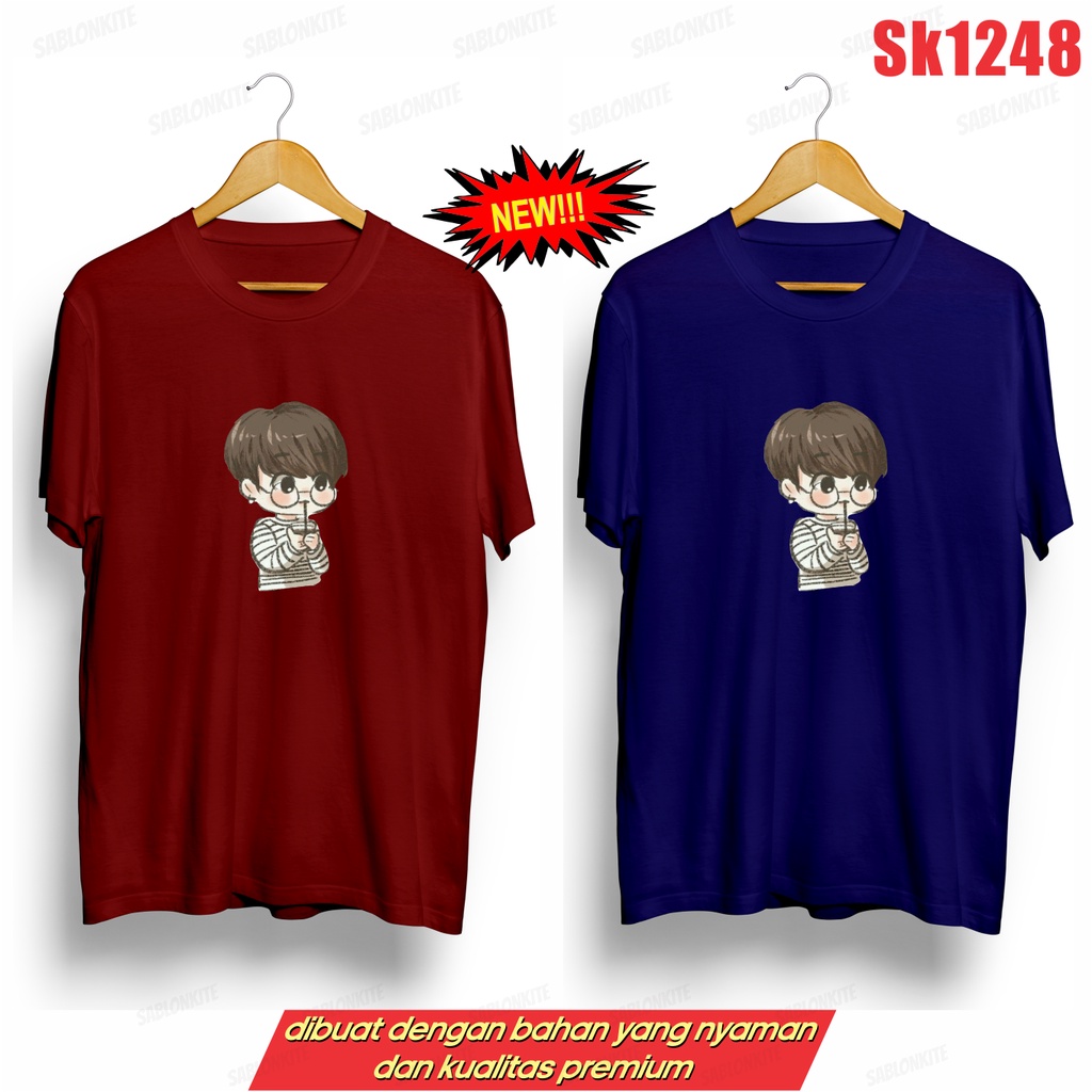 MURAH!!! KAOS KPOP JUNGKOOK JK SK1248 UNISEX ADA KAOS ANAK