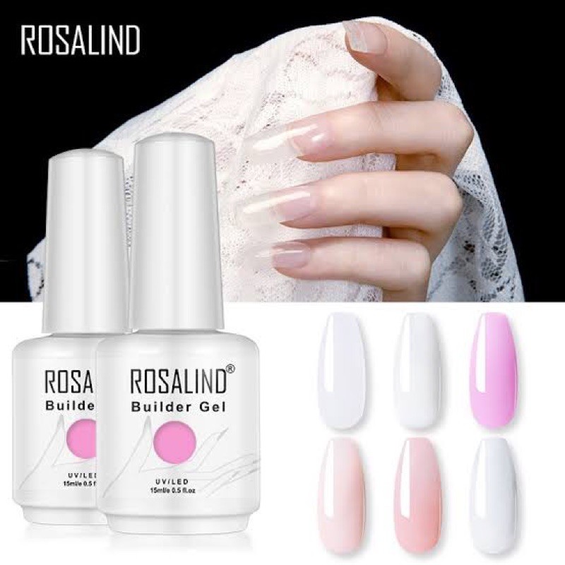 ROSALIND 15ml BUILDER GEL CLEAR / rosalind structure capsulated nail KUTEK GEL HARD GEL