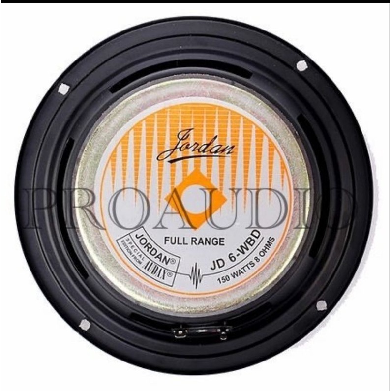 Speaker Audax Jordan 6 Inch JD 6 WBD 150 Watts 8 ohm Fullrange woofer