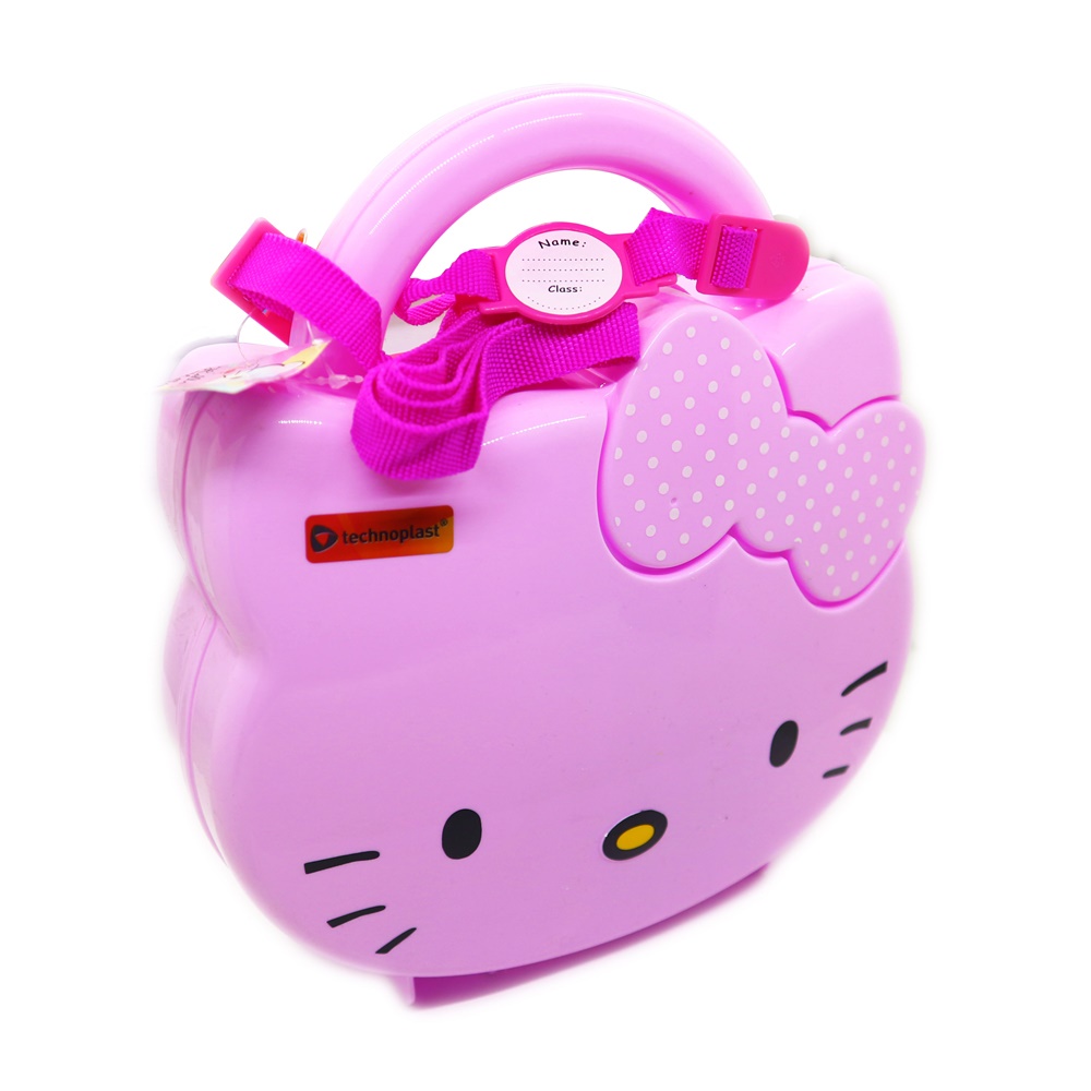 Tempat Bekal Makan Set Hello Kitty Summer Cupid School Box dan Tali