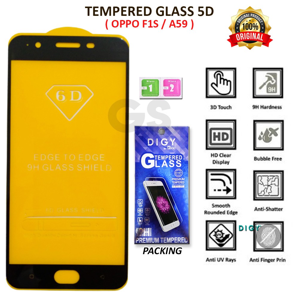 Tempered Glass 5D 10D FULL RAKKI FOR OPPO A92S A93 F17 PRO RENO 4F F1SA59 F17 RENO 4 A1K