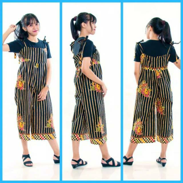 Jumpsuit batik 7/8