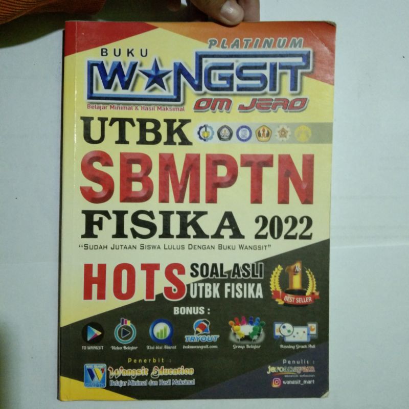 Wangsit UTBK SBMPTN fisika Saintek 2022