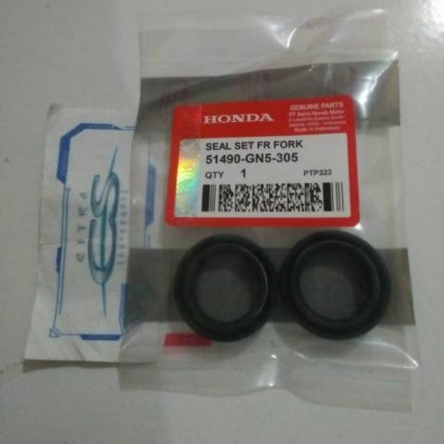 seal shock depan beat vario 110 vario 125 supra x 125 grand revo blade