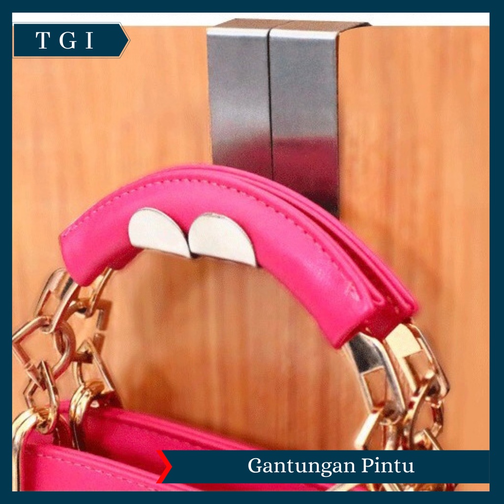 TGI - [1 PCS] GANTUNGAN PINTU LACI SEKAT STAINLESS STEEL ANTI KARAT MURAH | GANTUNGAN HOOK