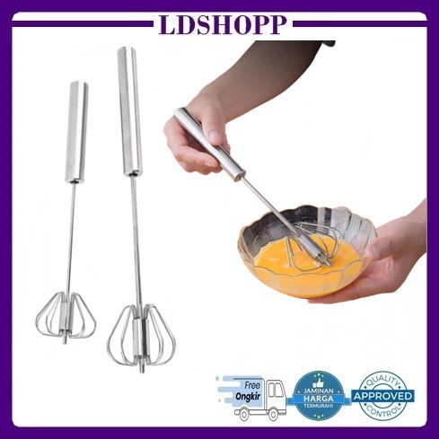 LDS SS02 BETTER BEATER / HAND MIXER MANUAL / ALAT PENGOCOK TELUR MANUAL STAINLESS STEEL SERBAGUNA