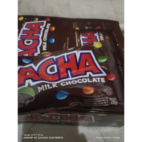 

chacha coklat warna warni 40gr