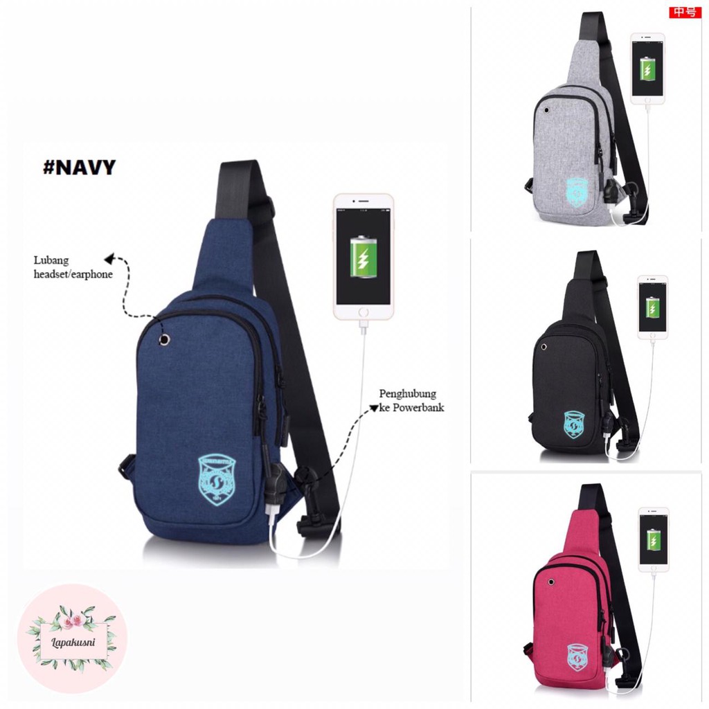 TAS SLEMPANG / TAS DADA CEWE COWO SIMPEL TAS IMPOR