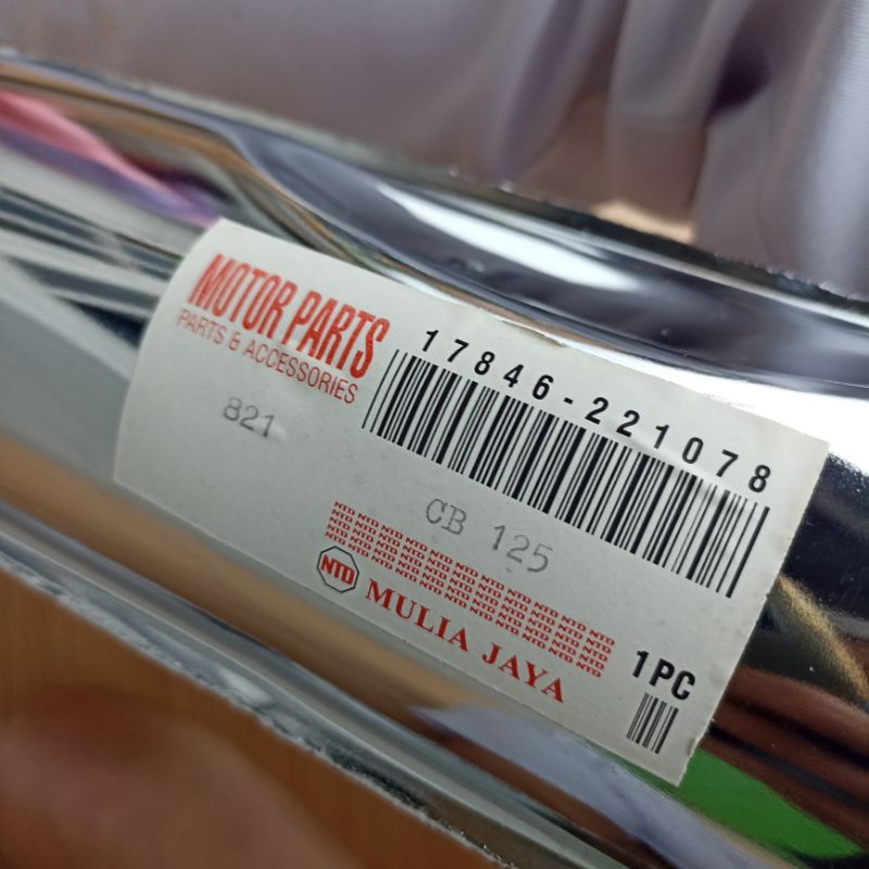 KNALPOT CB 125 STANDAR NTD