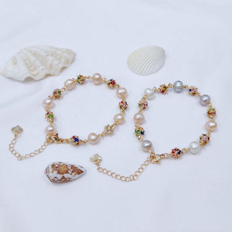 Gelang mutiara asli Gelang full mutiara Gelang mutiara lombok Gelang tangan Mutiara asli Perhiasan m