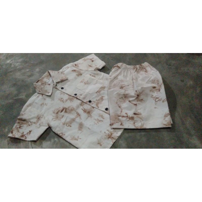 TeDee kemeja Anak setelan tie dye BAHAN katun usia 1-6tahun