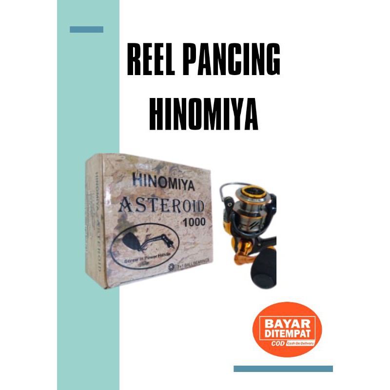 REEL PANCING [ASLI JAPAN] HINOMIYA ASTEROID 1000 - 3000 [POWER HANDLE]