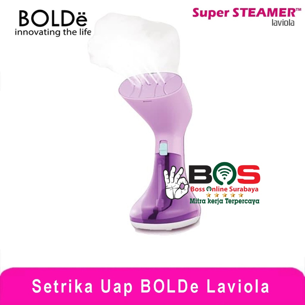 Steamer Bolde Setrika Uap Bolde Gosokan Baju Otomatis Setrika Baju Bolde LAVIOLA