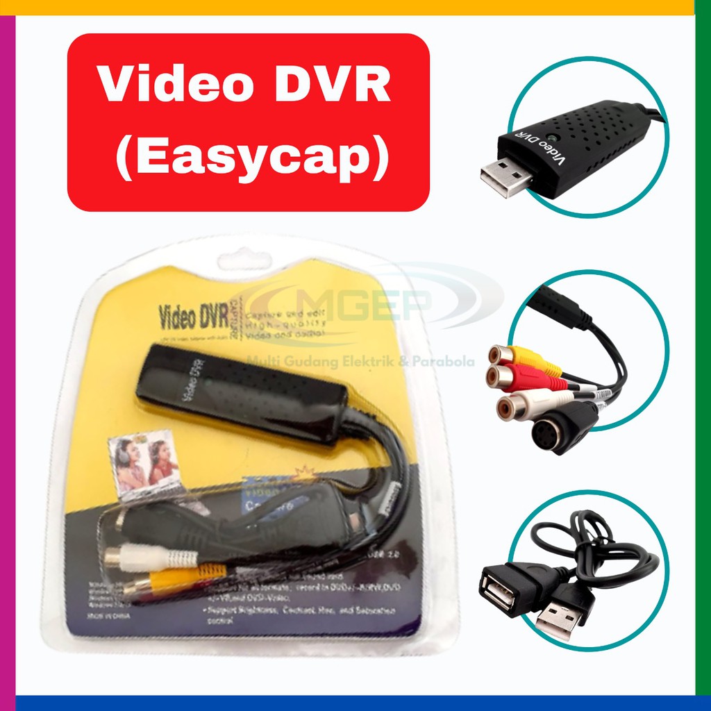 Video DVR Easycap Chipset UTVQ 007 Support Android Tracking parabola