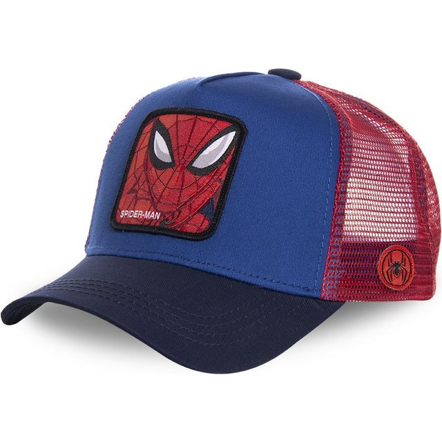 Topi Baseball Desain Anime Disney Iron Man Kelinci Bahan Mesh Warna Hitam Untuk Pria Dan Wanita