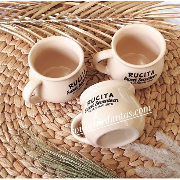 Jual Souvenir Mug Keramik Gentong Murah Shopee Indonesia