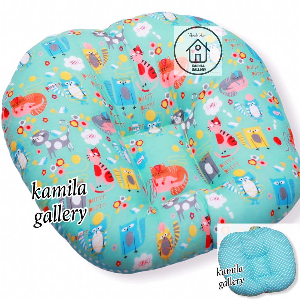 SOFA BAYI /KASUR BAYI/ALAS TENGKUREP/KADO BAYI MOTIF TOSCA CATS