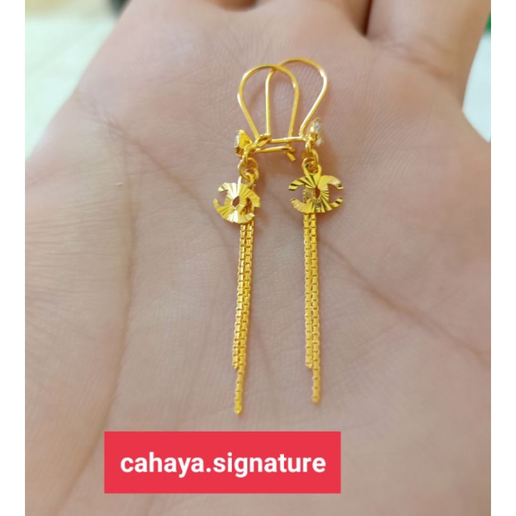 ANTING JURAI DEWASA PERAK 925 LAPIS MAS 24K