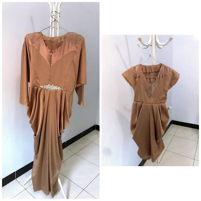 Preloved kaftan ibu dan anak / baju lebaran couple / preloved baju lebaran