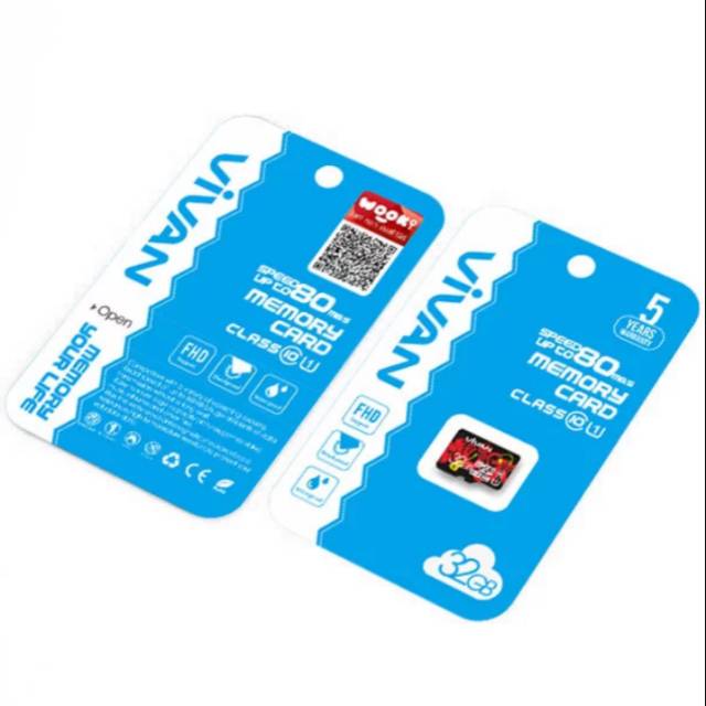 KARTU MEMORI MMC VIVAN MEMORY CARD SD ORIGINAL 32 GB