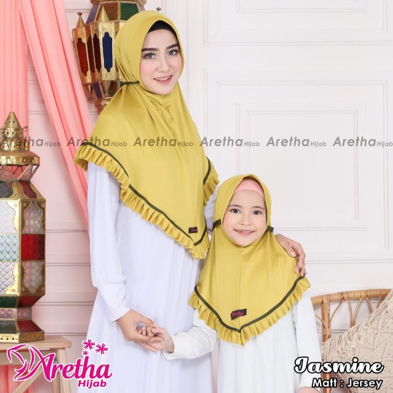 HIJAB INSTAN COUPLE AGUSTA / JASMIN IBU ANAK by ARETHA