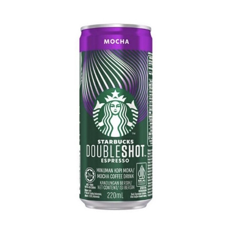 

STARBUCKS Double Shot Espresso MOCHA Coffee Drink 220 ML Can/Kaleng