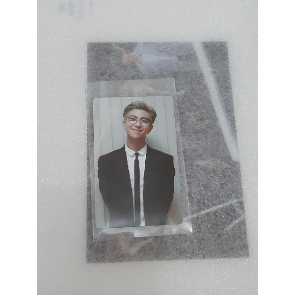 MEMORIES 2018 NAMJOON RM PHOTOCARD (BOOKED)