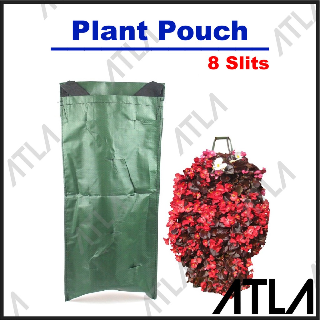 Planter Bag Gantung 8 Lubang Plant Pouch Kantong Tanaman Hiasan KP065