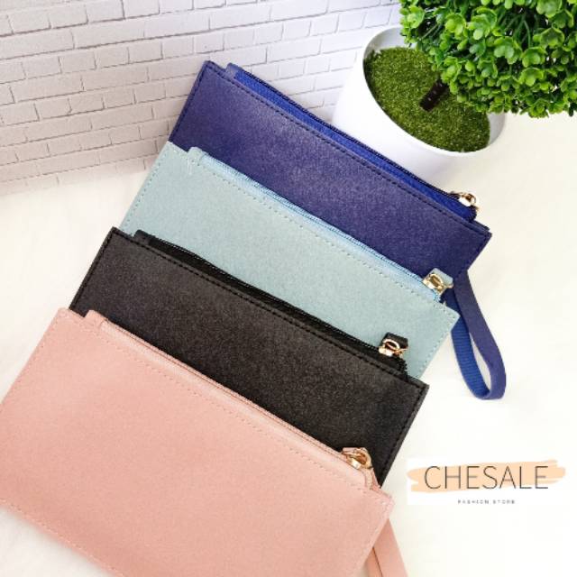 Chesale - Dompet wanita panjang tali panjang import dompet murah dompet tali dompet miniso