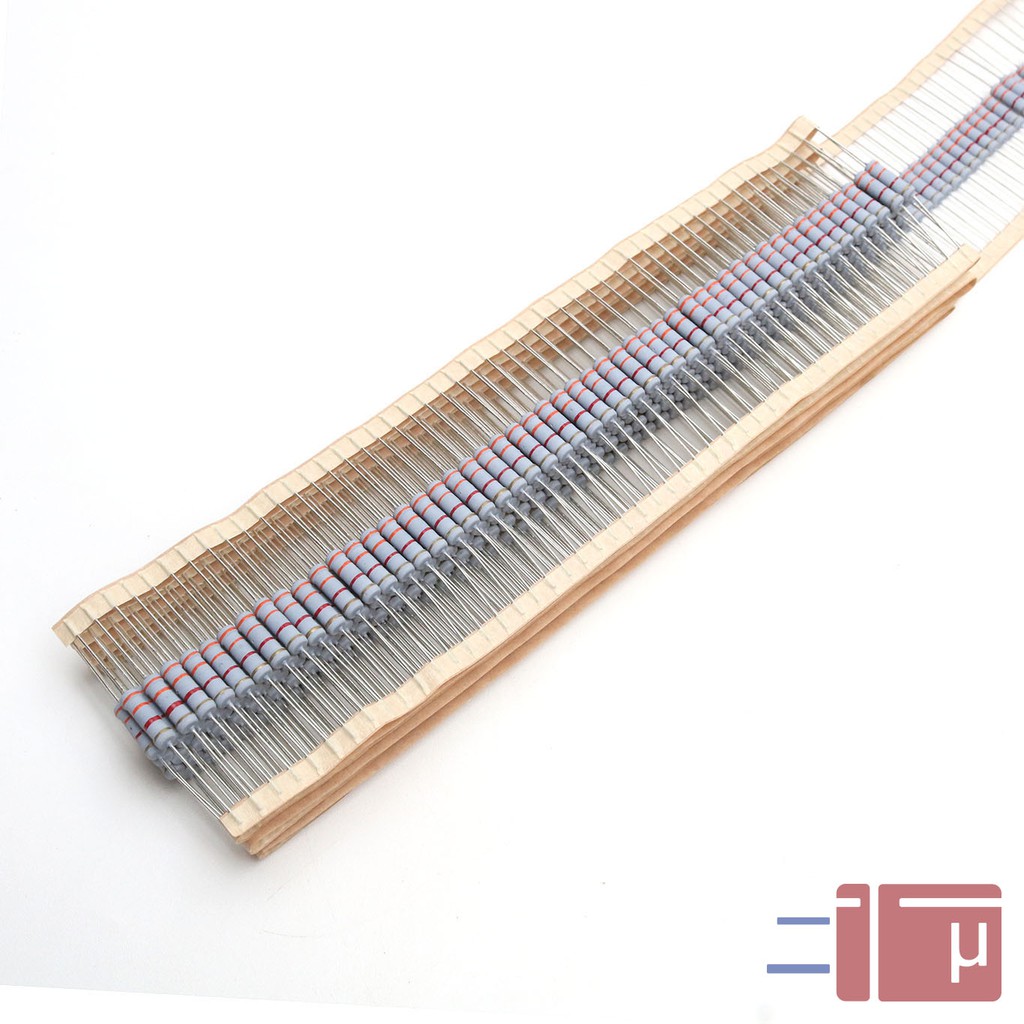 Resistor 3K3 3.3K 2W Metal Oxide 5% Taiwan Kaki Tembaga