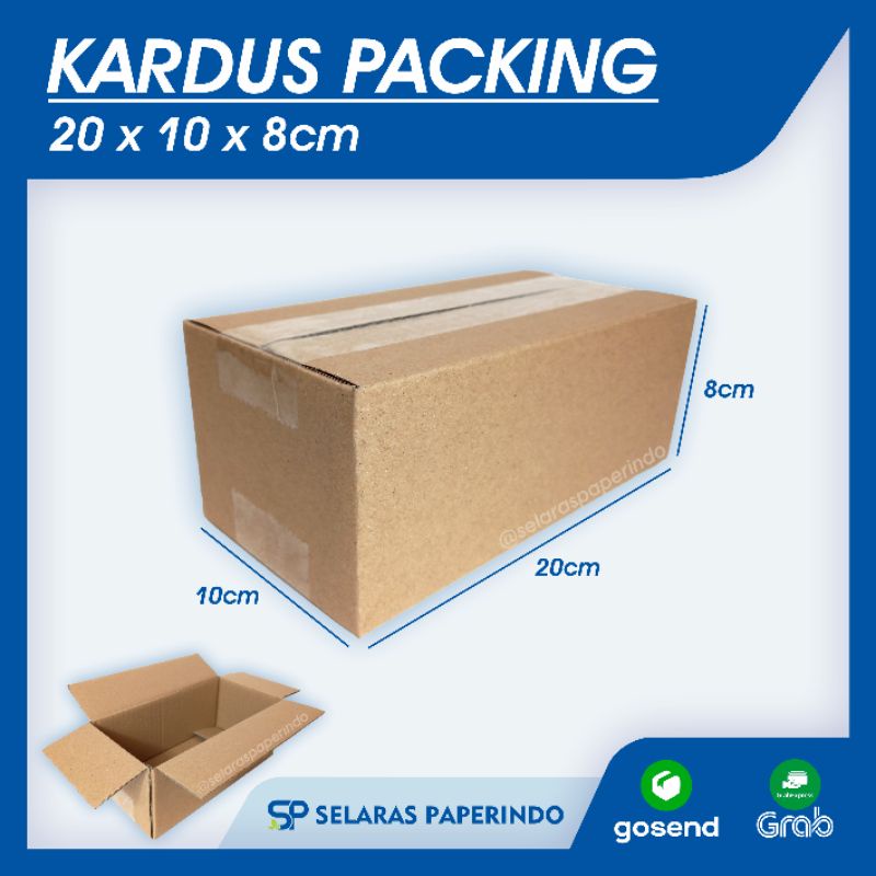 

KARDUS PACKING 20x10x8 cm - DUS PACKING COKLAT - BOX PACKING 20x10x8cm