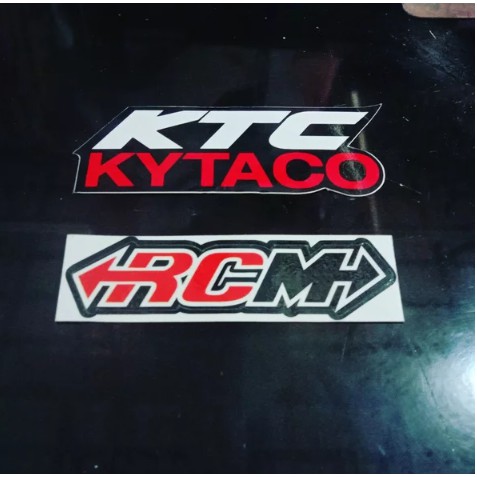 HRGA PERBJI STIKER STICKER KTC KYTACO UK 7CM 7 CM ORI ORIGINAL KTC BAHAN RITRAMA