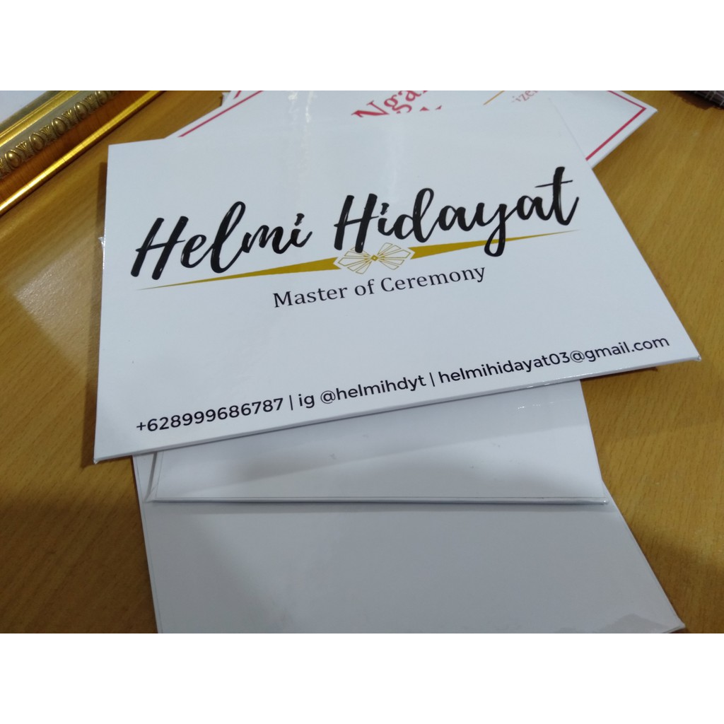 Cue Card Q Card Hard Cover Shopee Indonesia