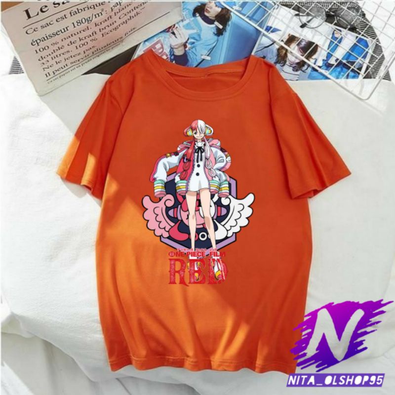 kaos anak one piece film red uta