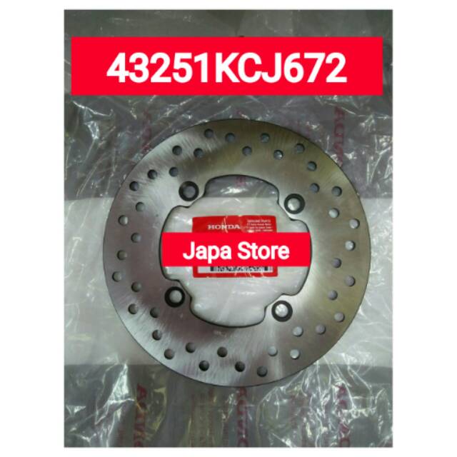 43251KCJ672 Piringan cakram belakang tiger PIRINGAN CAKRAM verza PIRINGAN CAKRAM cb150r PIRINGAN CAK