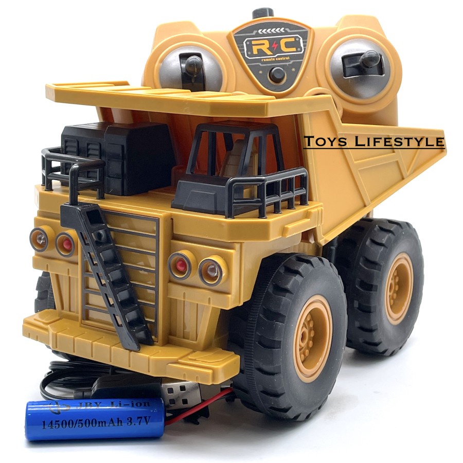 Mainan Mobil Truk Konstruksi RC Remote Control Rigid Dump Truck