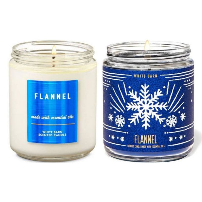 bath and body works flannel candle dupe